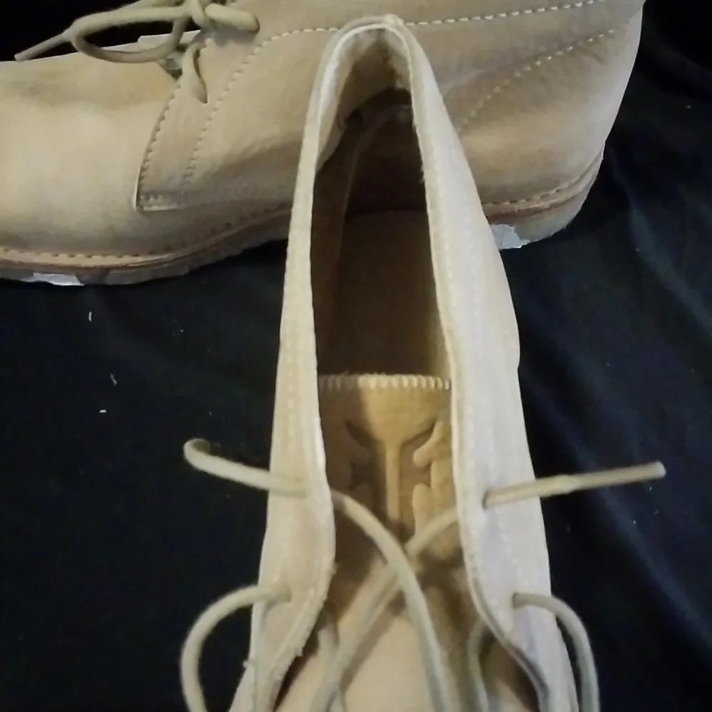 FRYE Chukka BOOTS Shoes Size 10M NEW WT Tan